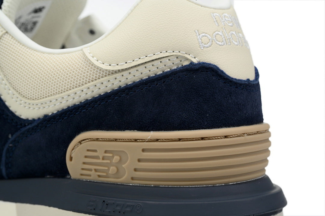 New Balance 574 Legacy U574LGRN Navy White Retro Sneakers | Women's & Men's Casual Shoes