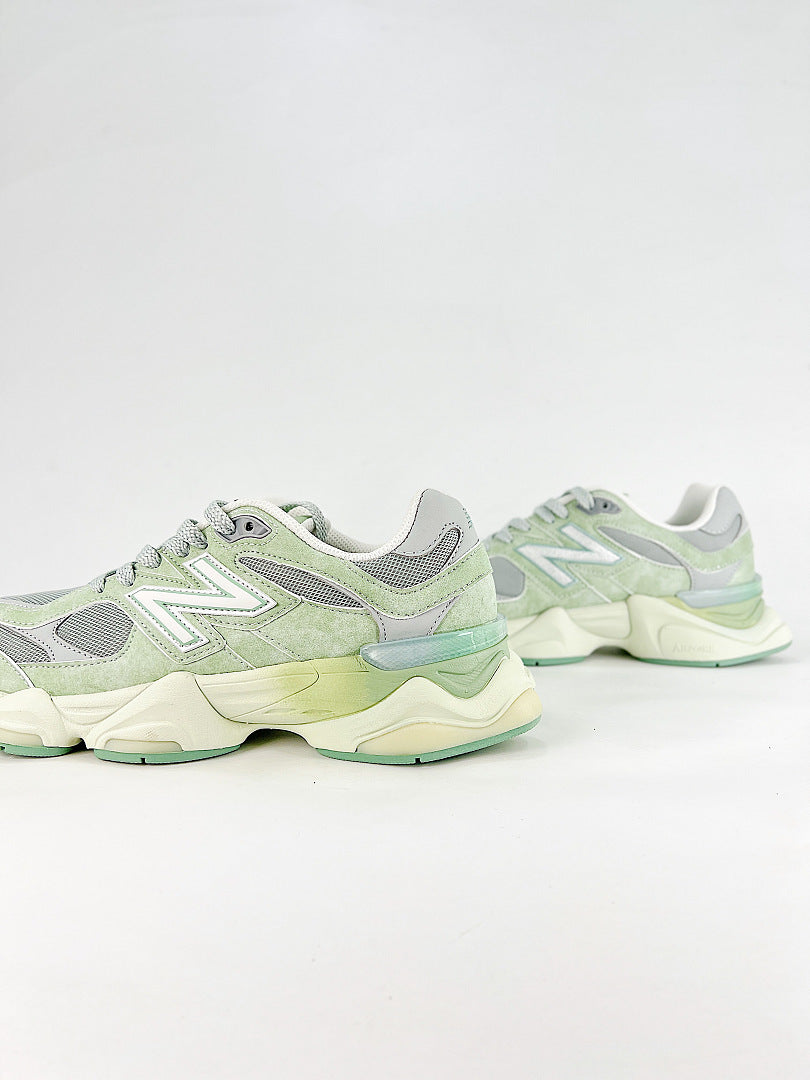 New Balance 9060 U90608Z4 Light Green Grey Mesh Chunky Retro Sneakers for Women and Men