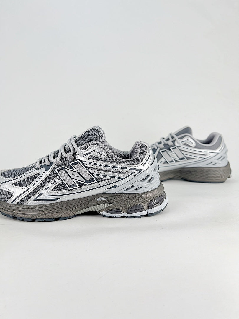 New Balance 1906R Silver Grey Womens Mens Retro Metallic Mesh Sneakers