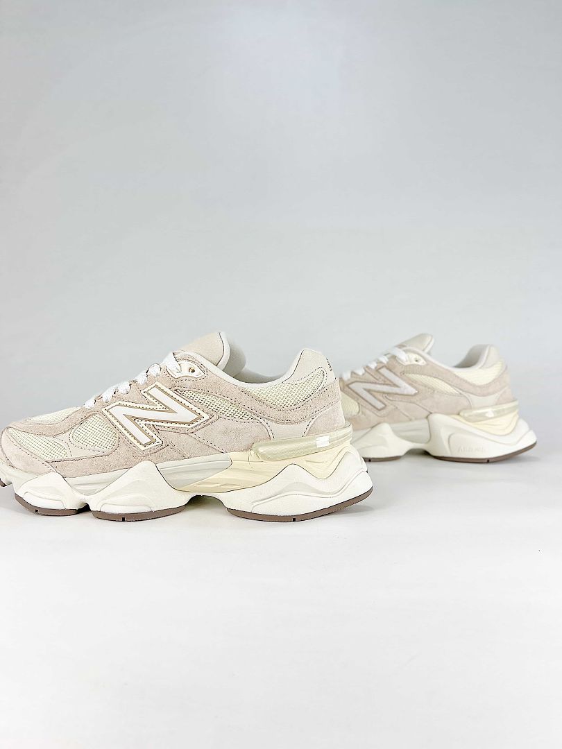 New Balance 9060 U906029Y Cream Beige Retro Chunky Sneakers for Women and Men