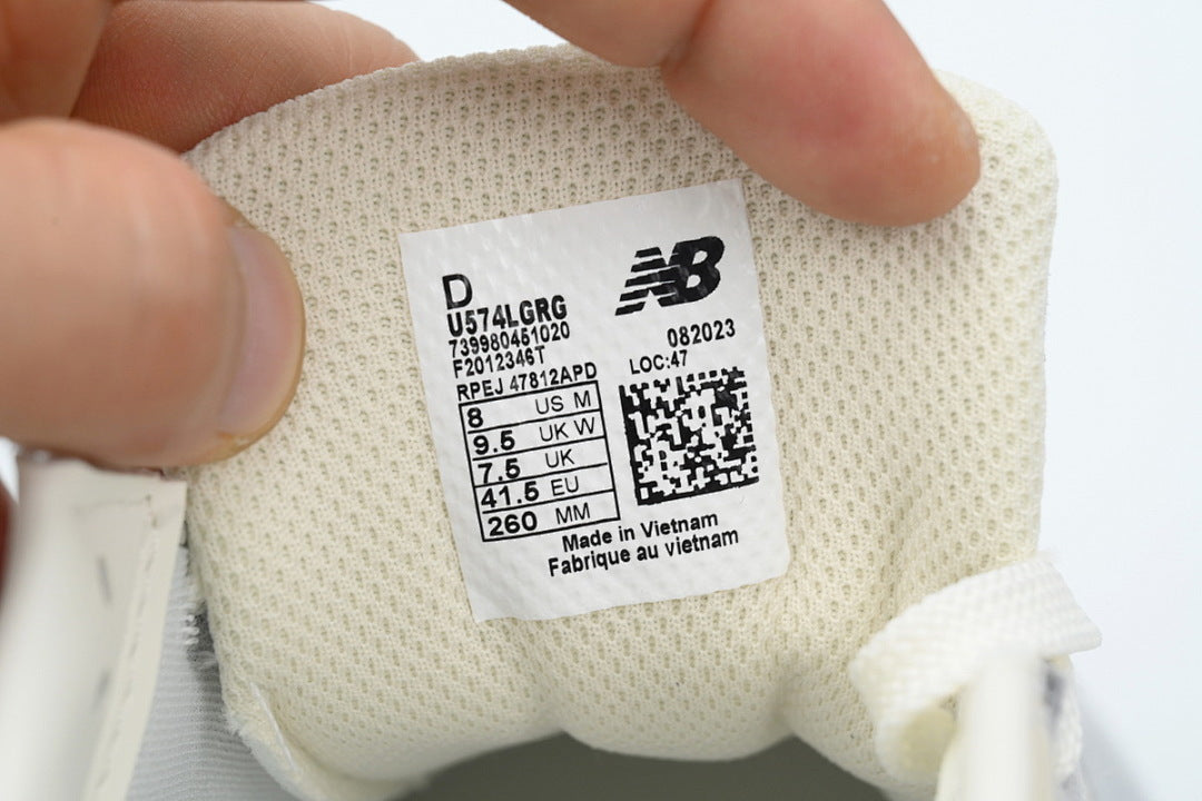 New Balance 574 Legacy U574LGRG Grey White Retro Sneakers | Women's & Men's Casual Shoes