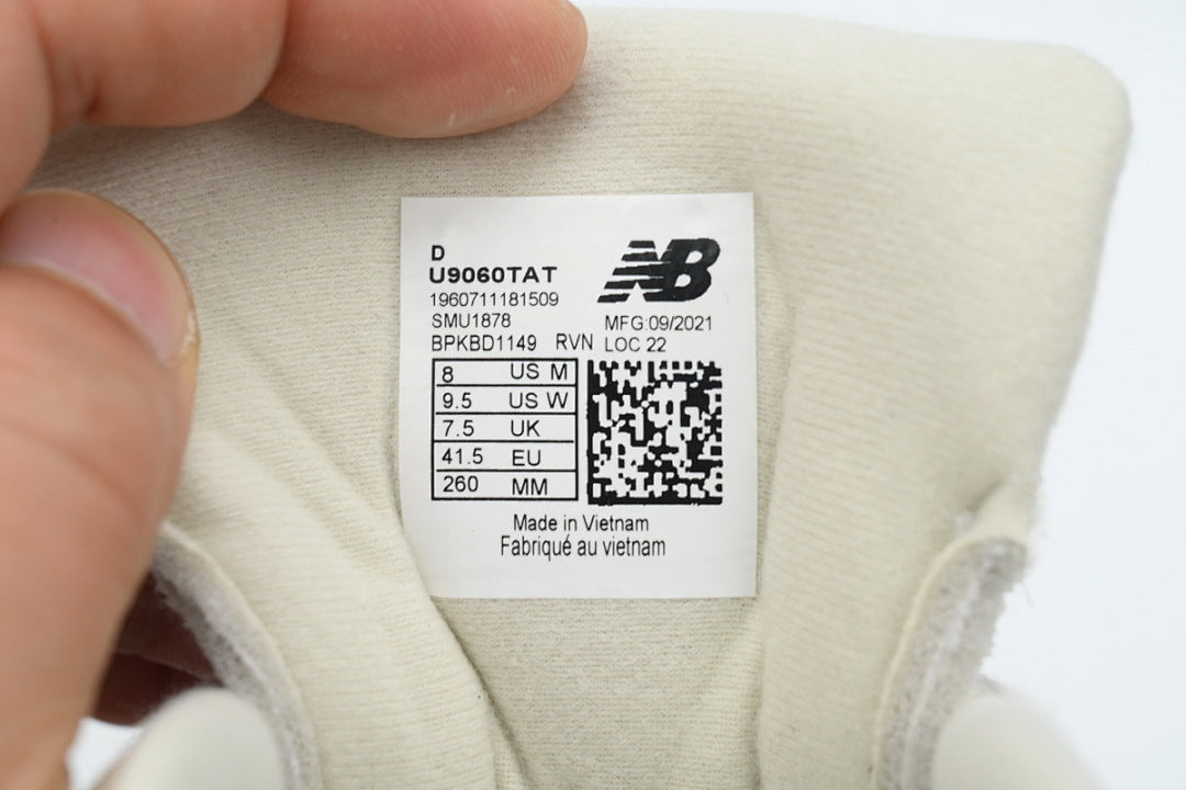 New Balance 9060 Turtledove U9060TAT Women's Men's Beige Retro Chunky Sneakers