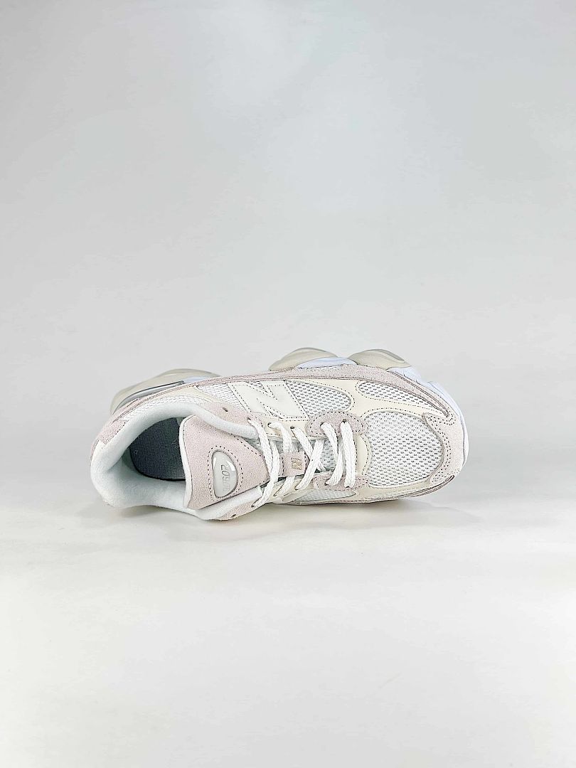 New Balance 9060 U90604RL Cream White Mesh Chunky Retro Sneakers for Women and Men