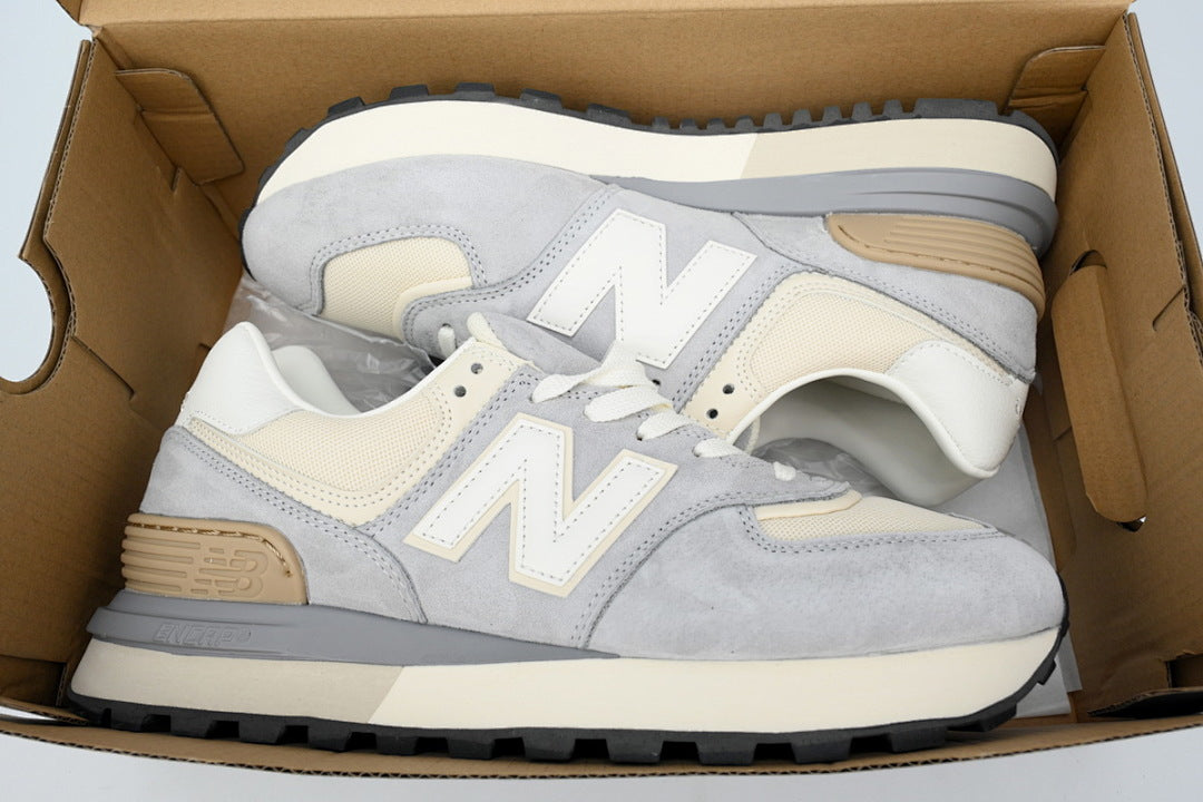 New Balance 574 Legacy U574LGRG Grey White Retro Sneakers | Women's & Men's Casual Shoes