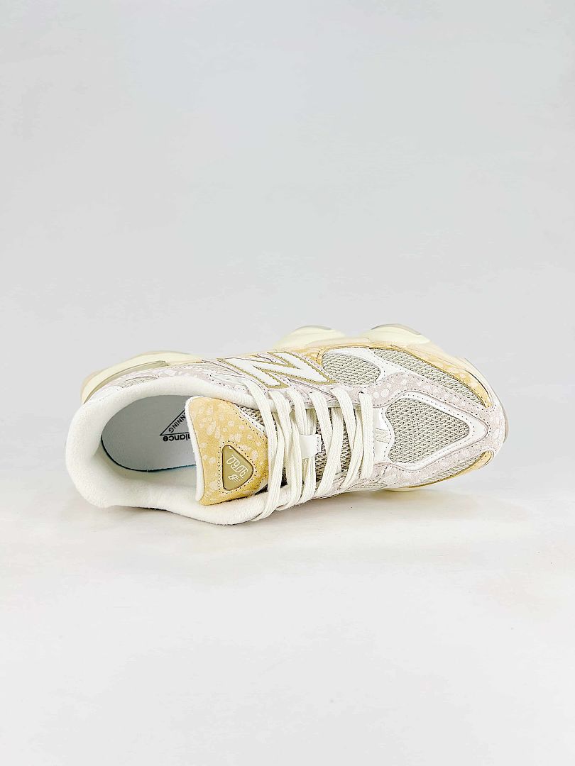 New Balance 9060 U90604VW Cream Yellow Retro Chunky Mesh Sneakers for Women and Men