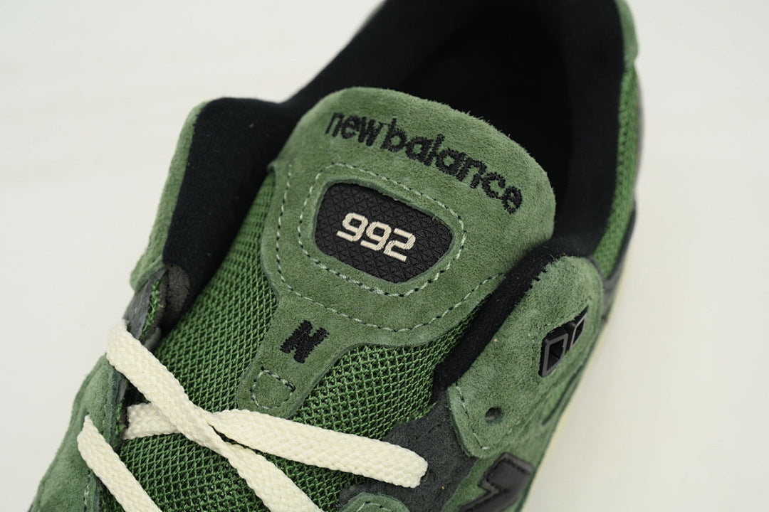 JJJJound x New Balance 992 M992JJ Mossy Green Retro Sneakers Women Men
