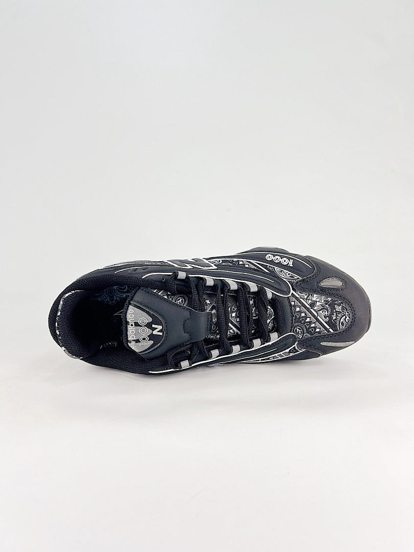 New Balance 1000 Black Paisley Chunky Sneakers Retro Y2K Low Top Shoes Women Men