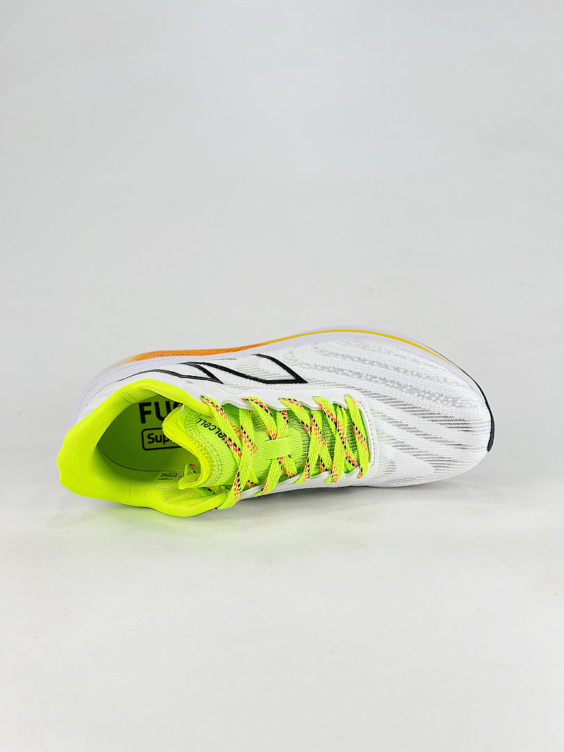 New Balance FuelCell Elite v3 MRCXCA3 White Neon Yellow Running Shoes Womens and Mens