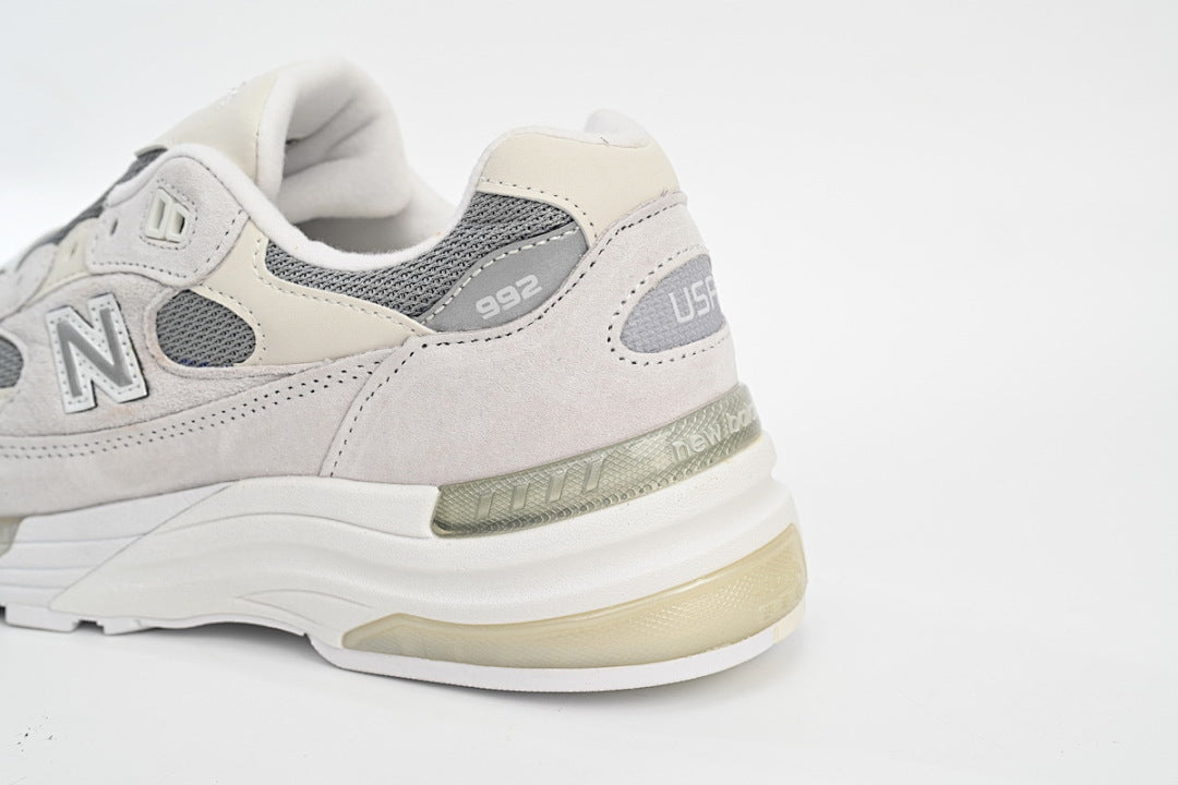New Balance 992 M992NC Off White Grey Retro Sneakers Women Men