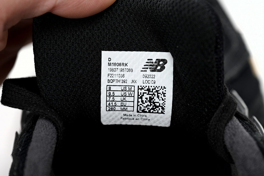 New Balance 1906R M1906RK Black Cream Retro Sneakers Women Men