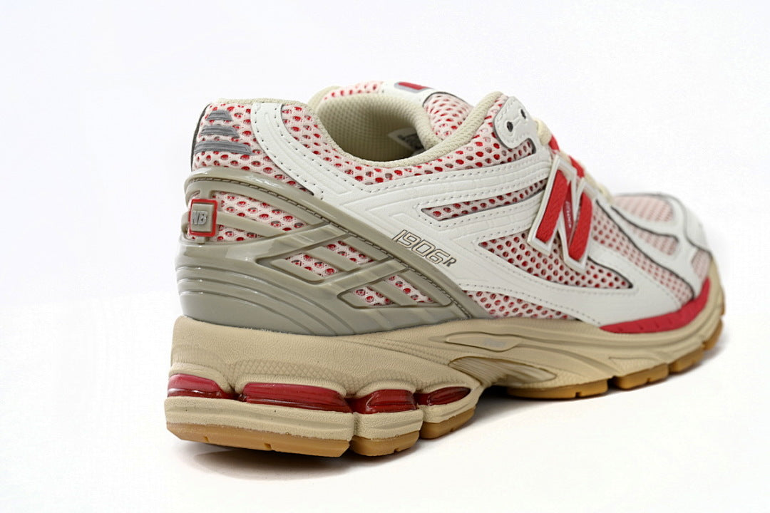 New Balance 1906R M1906RO White Red Womens Mens Retro Mesh Sneakers