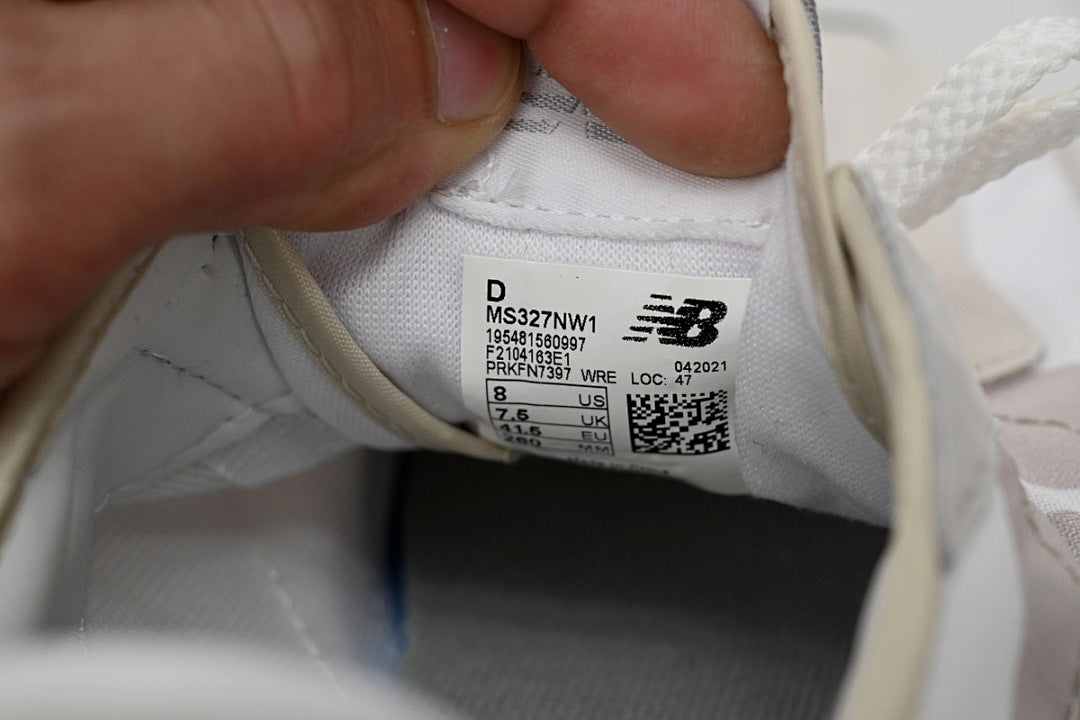 New Balance 327 'Hoary' MS327NW1 Retro Suede Running Shoes – Men's & Women's Unisex Sneakers