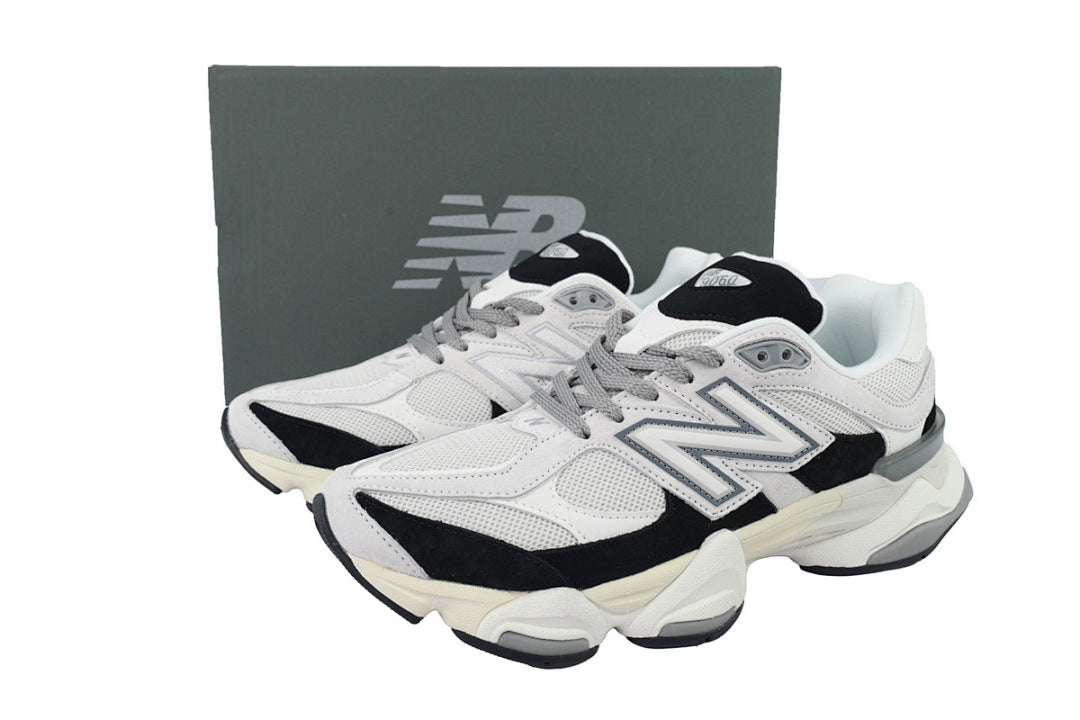 New Balance 9060 'Reflection Black' U9060JBB Women's & Men's Black & White Retro Chunky Sneakers