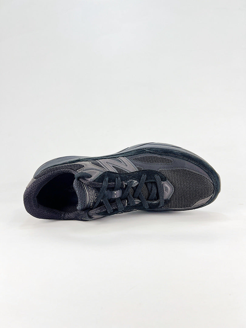 New Balance 990v6 U990BB6 Black Grey Retro Low Top Lifestyle Sneakers Women Men