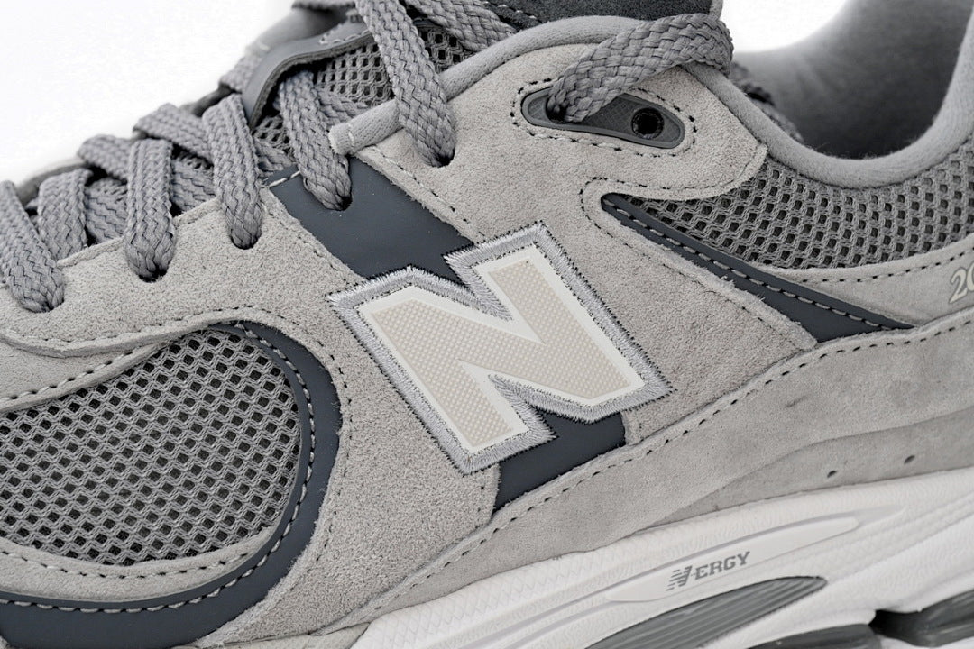 New Balance 2002R M2002RST White Grey Womens Mens Retro Mesh Sneakers