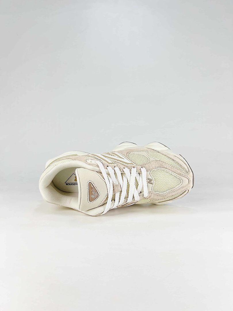 New Balance 9060 U906029Y Cream Beige Retro Chunky Sneakers for Women and Men