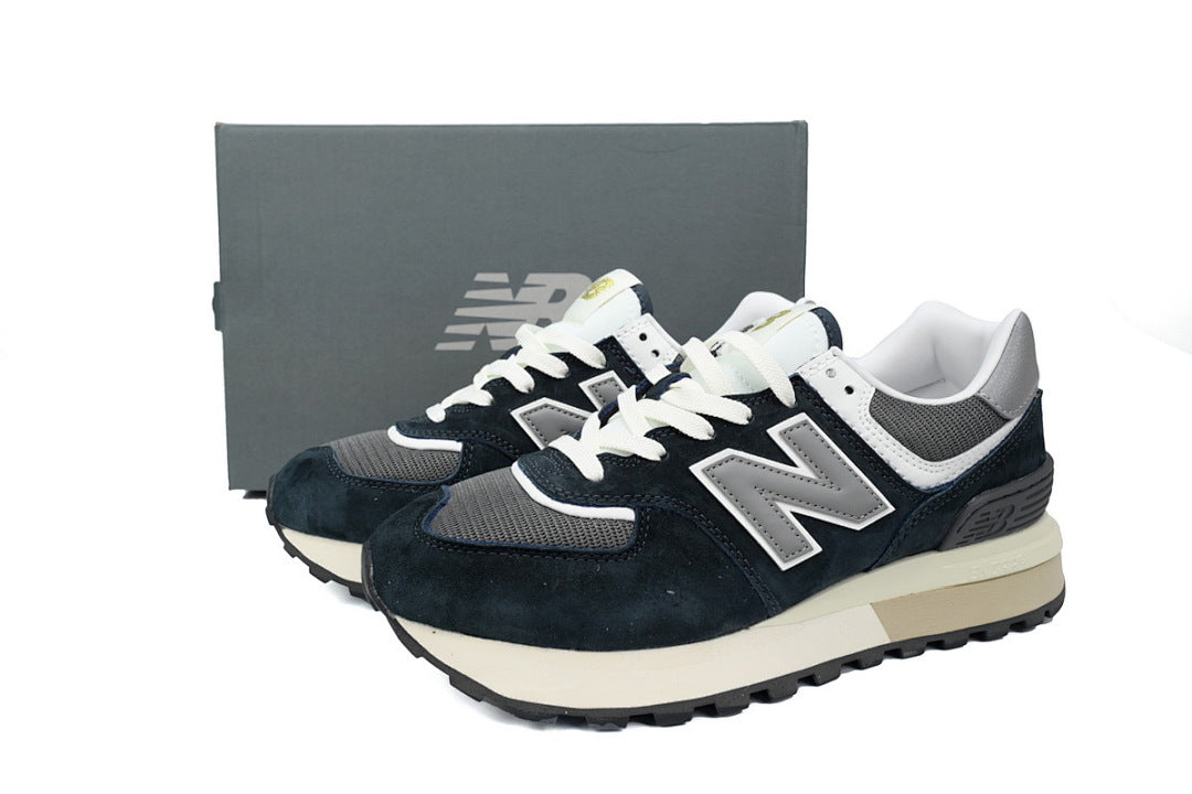 New Balance 574 Legacy U574LGG1 Navy Grey Retro Sneakers | Women's & Men's Casual Shoes