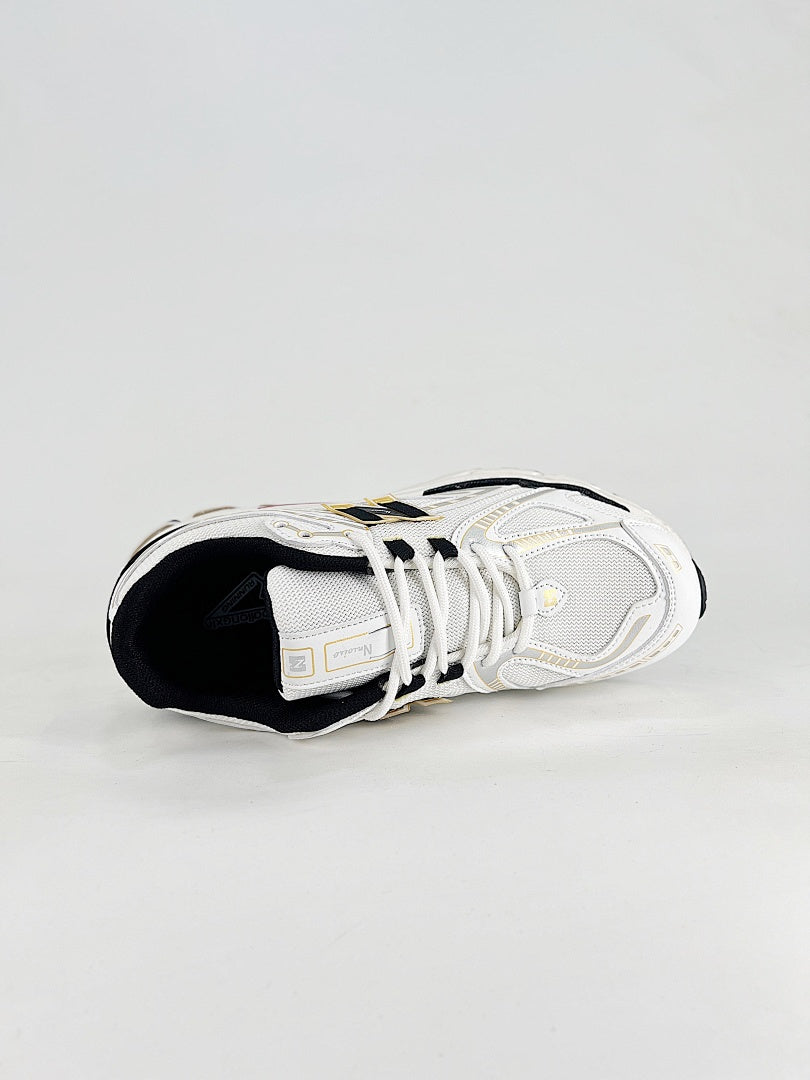 New Balance 1906R White Black Gold Womens Mens Retro Mesh Sneakers