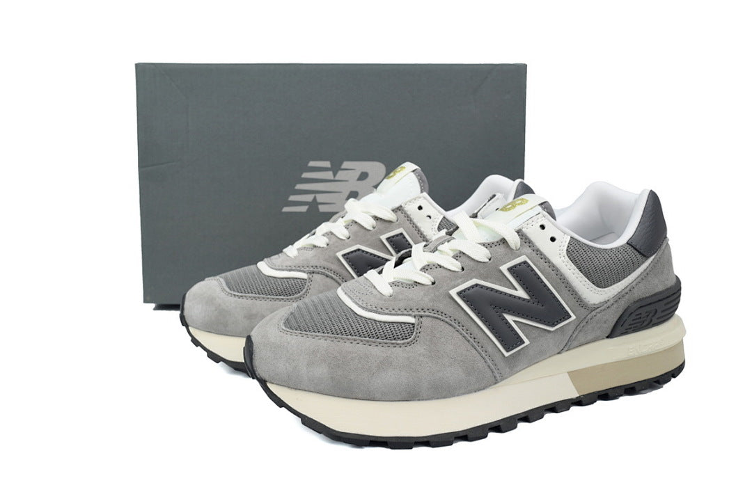 New Balance 574 Legacy U574LGT1 Grey Black Retro Sneakers | Women's & Men's Casual Shoes