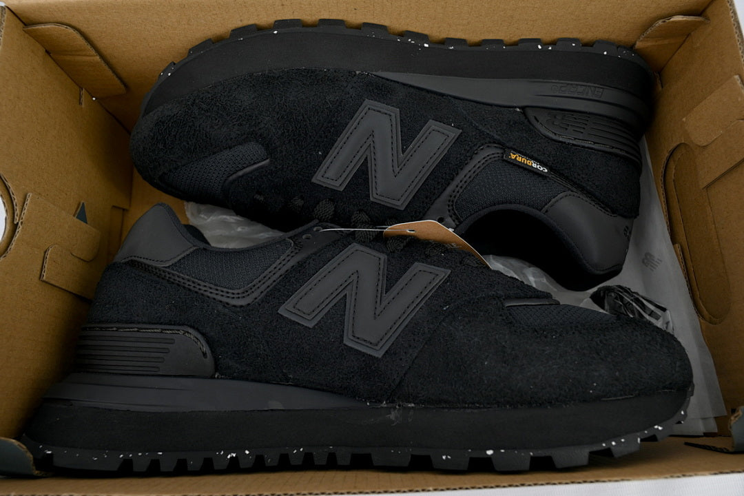 New Balance 574 Legacy U574LGMT Cordura Black Retro Sneakers | Women's & Men's Casual Shoes