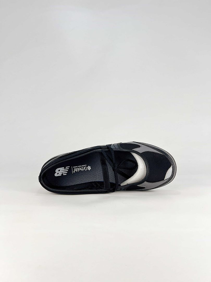 New Balance Flat Breeze SD2601BK Black Silver Mary Jane Ballet Sneakers for Women and Men