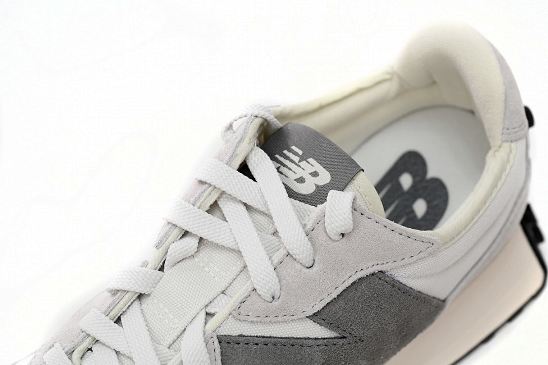 New Balance 327 'Grey White Black' MS327WE Retro Suede Running Shoes – Men's & Women's Unisex Sneakers