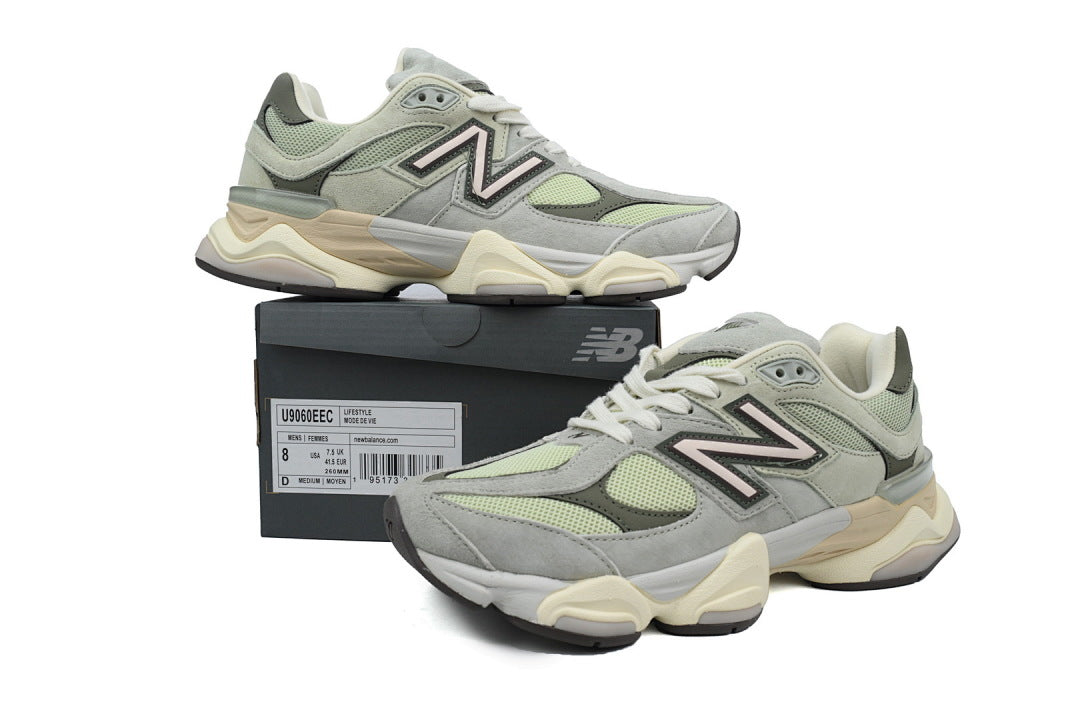 New Balance 9060 'Olivine' U9060EEC Women's & Men's Sage Green Retro Chunky Sneakers