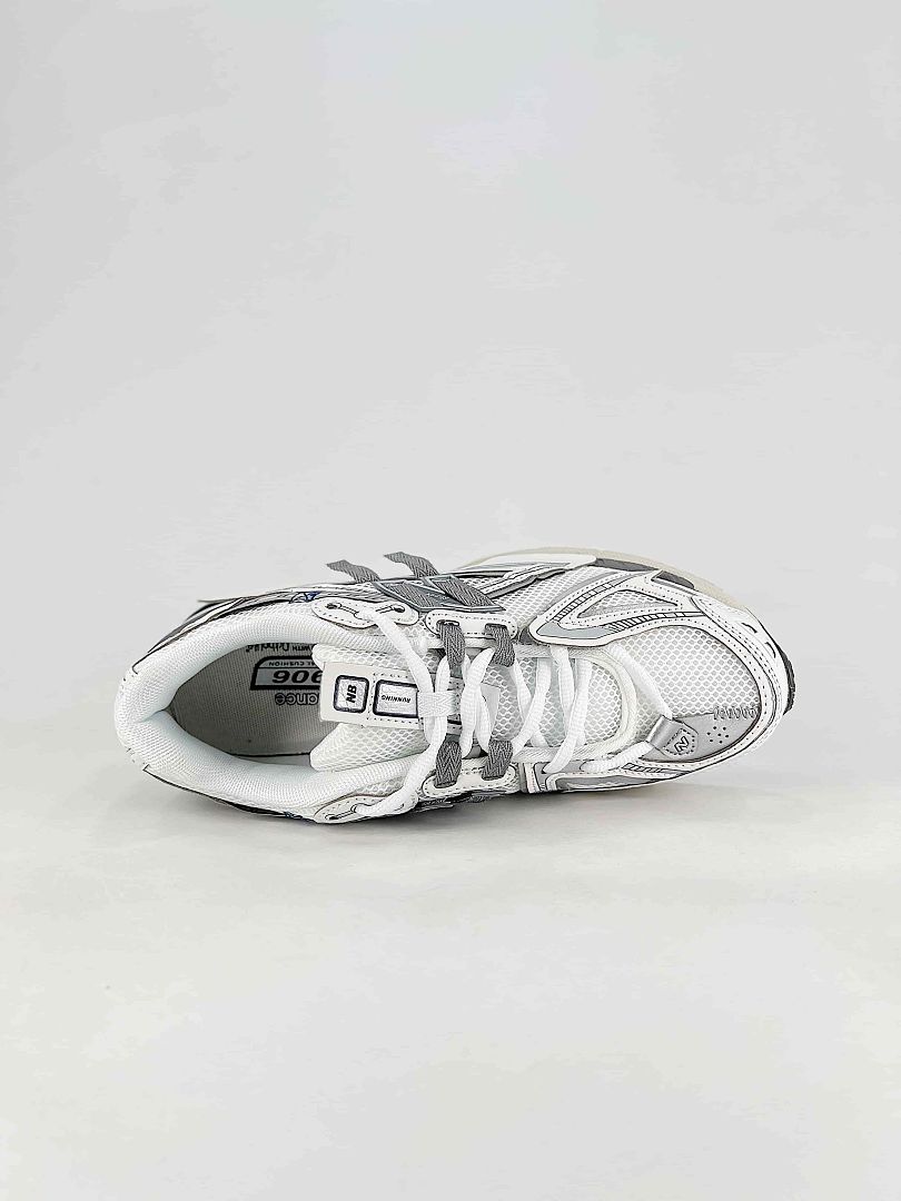 New Balance 1906A White Grey Silver Womens Mens Deconstructed Retro Mesh Sneakers