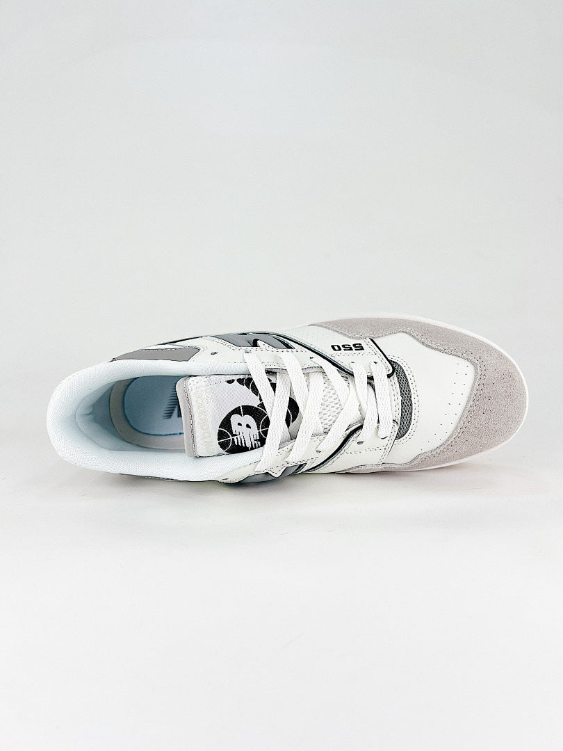 New Balance 550 BB550ESC White Grey Gum Womens Mens Retro Low Top Sneakers
