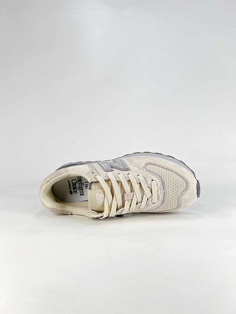 New Balance 574 U574LGAF Womens Mens Cream Grey Retro Casual Sneakers