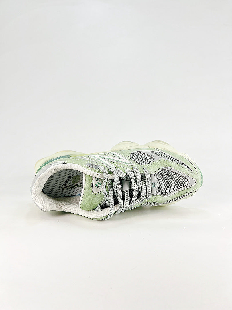 New Balance 9060 U90608Z4 Light Green Grey Mesh Chunky Retro Sneakers for Women and Men
