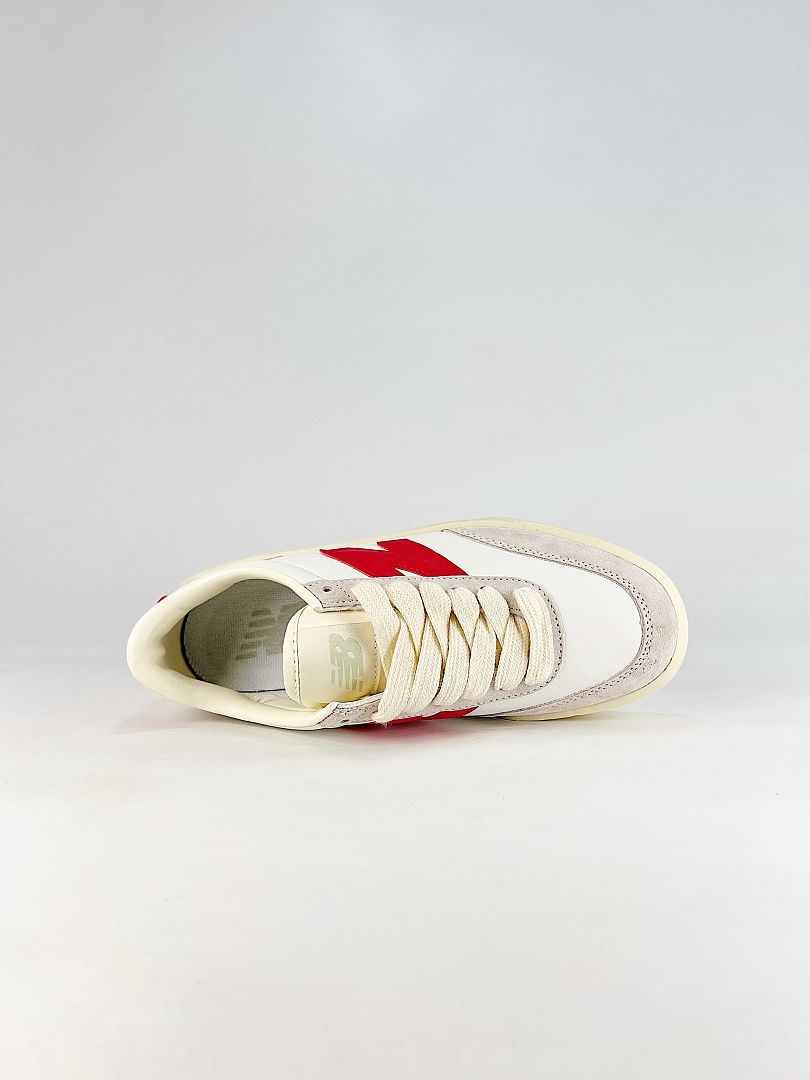 New Balance 750 U7507JH White Red Platform Retro Casual Sneakers for Women and Men