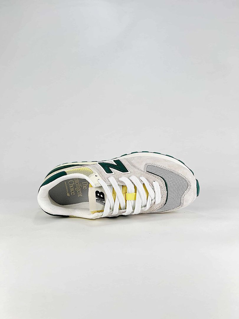 New Balance 574 U574LGQW Womens Mens Grey Green Retro Casual Sneakers