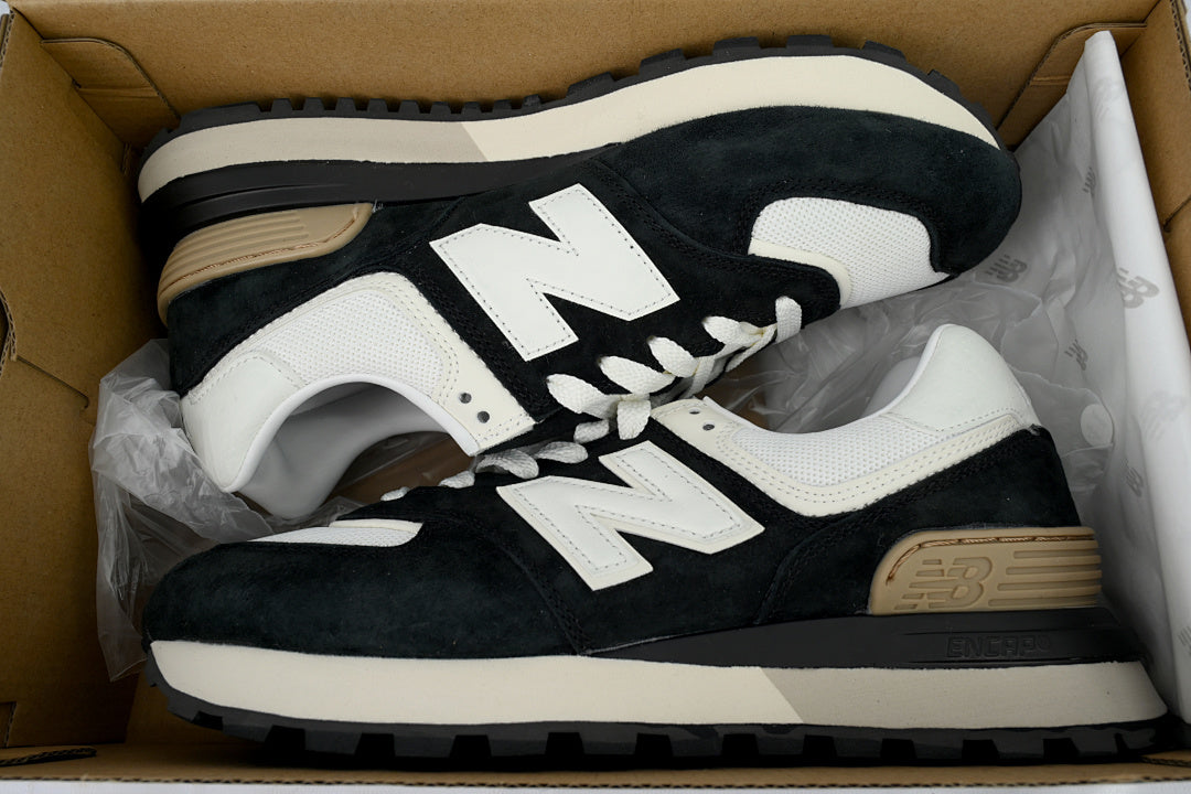 New Balance 574 Legacy U574LGRA Black Angora Retro Sneakers | Women's & Men's Casual Shoes