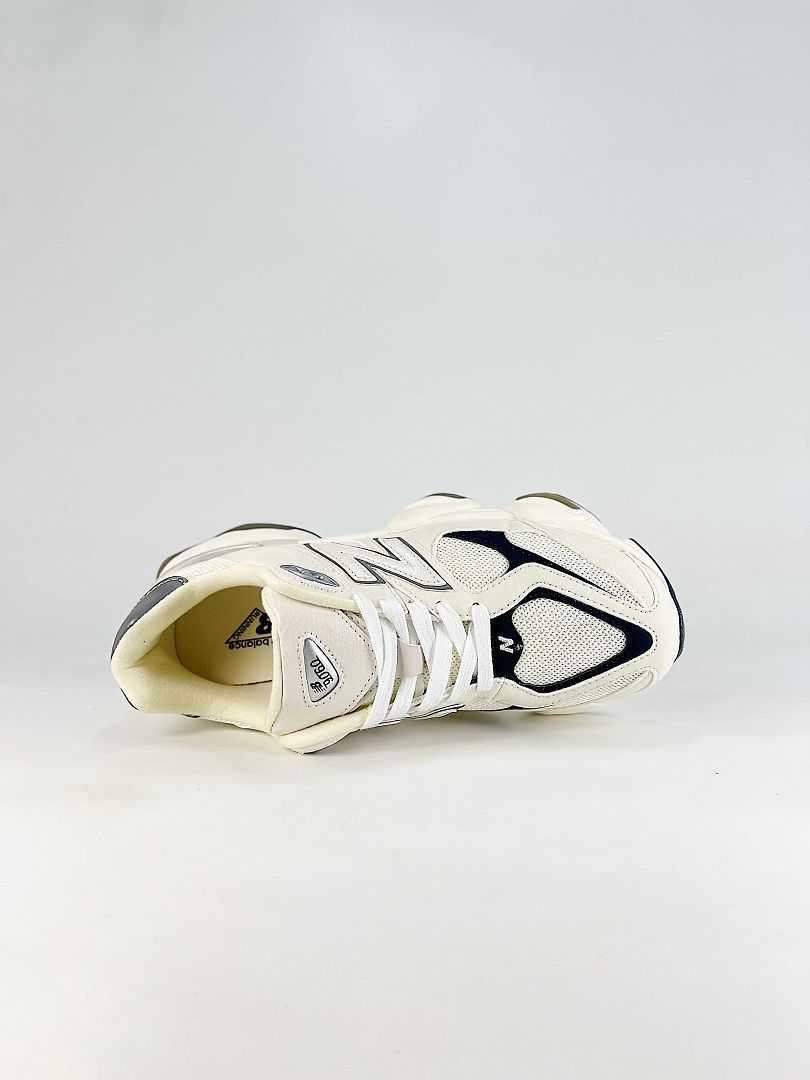 New Balance 9060 U9060SYD Cream White Retro Chunky Mesh Sneakers for Women and Men