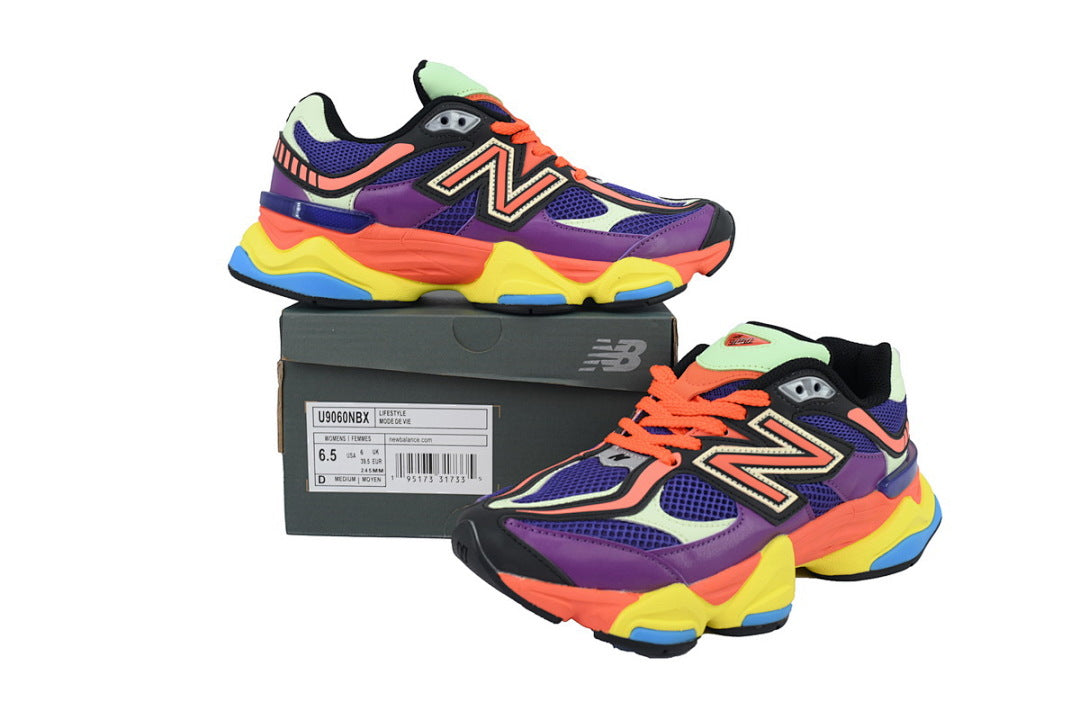 New Balance 9060 'Prism Purple Vibrant Spring' U9060NBX Women's & Men's Multicolor Chunky Sneakers