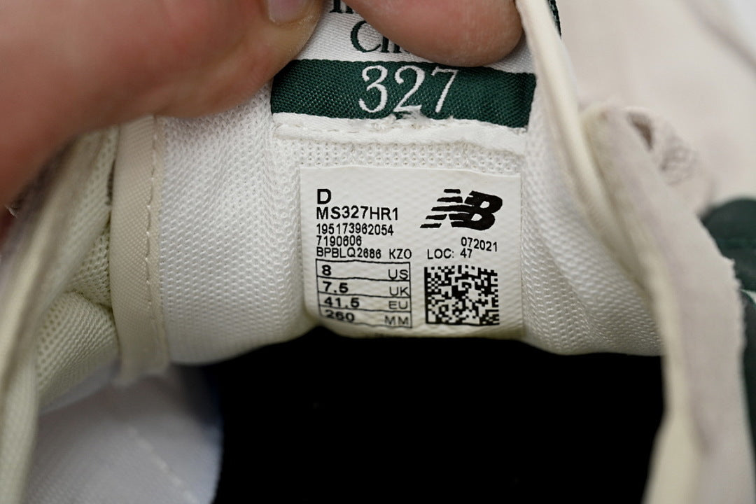 New Balance 327 'Beige Green' MS327HR1 Retro Suede Running Shoes – Men's & Women's Unisex Sneakers