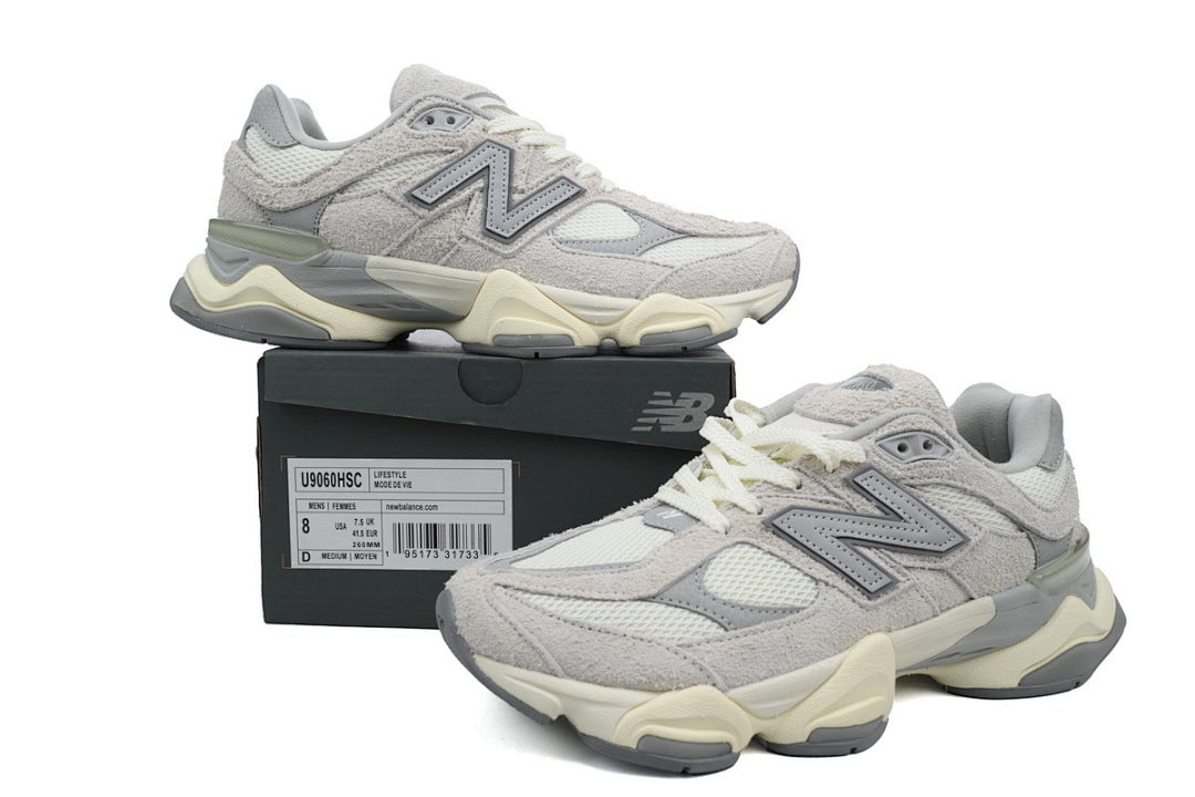 New Balance 9060 Sea Salt Suede Pack U9060HSC Women's Men's Grey Retro Chunky Sneakers