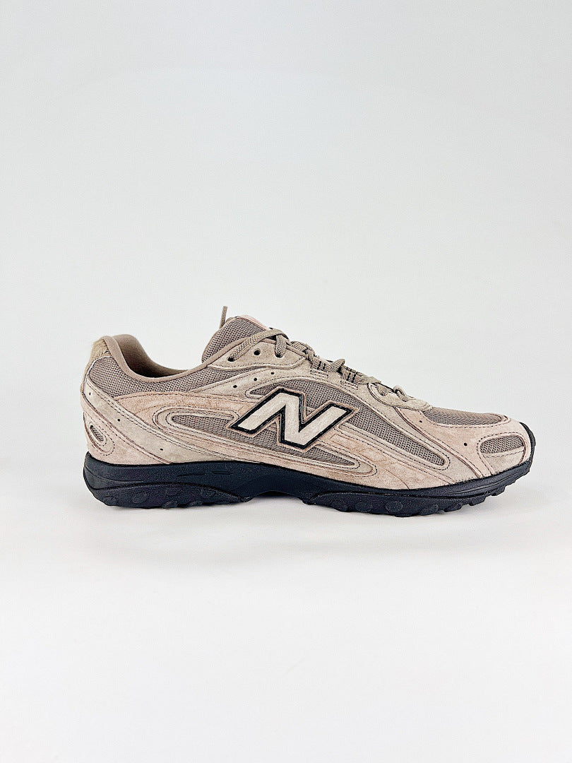 New Balance 204L U204L3K9 Beige Taupe Black Womens Mens Retro Low Profile Mesh Sneakers