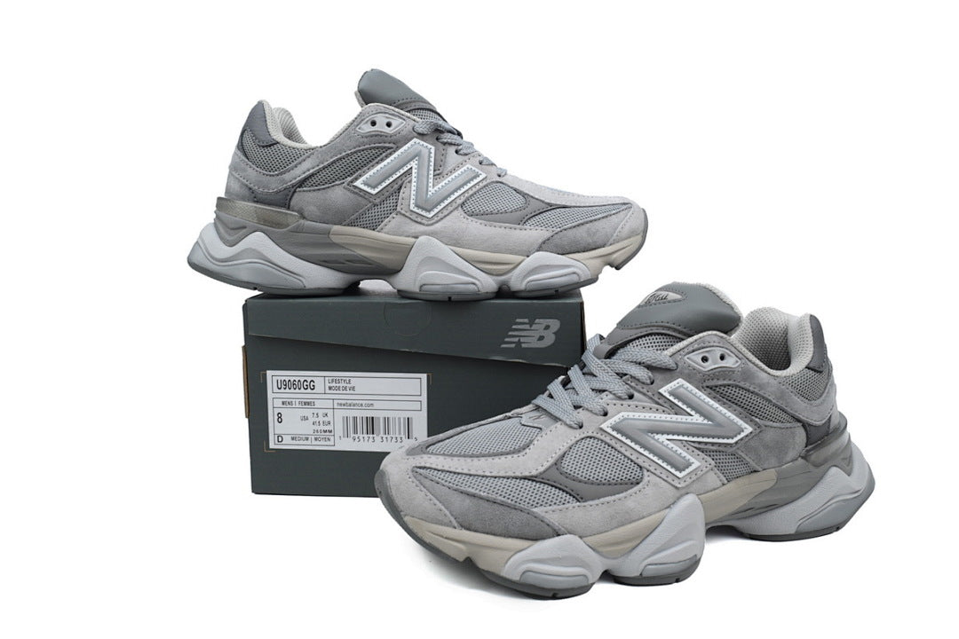 New Balance 9060 Shadow Grey U9060GG Women's & Men's Retro Chunky Sneakers