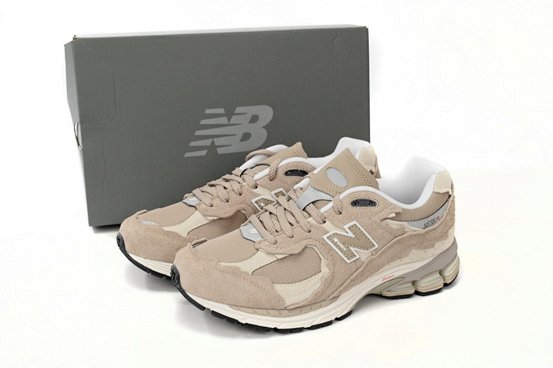 New Balance 2002R M2002RDL Light Khaki Beige Deconstructed Retro Sneakers Women Men