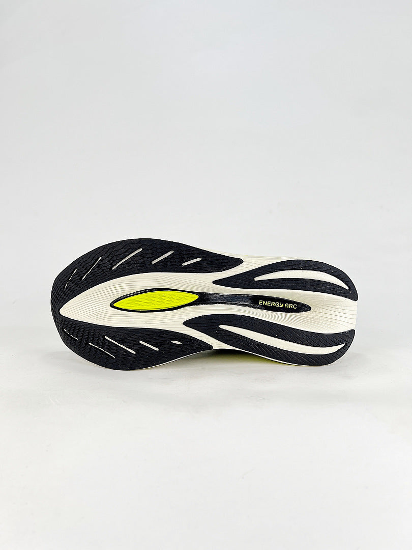New Balance FuelCell Elite v3 Black White Neon Yellow Womens Mens Running Shoes