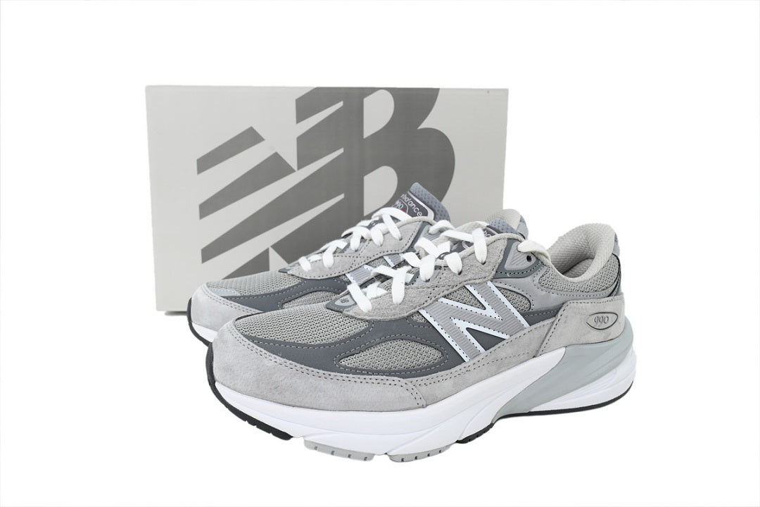 New Balance 990v6 M990GL6 Grey Low Top Retro Sneakers Women Men