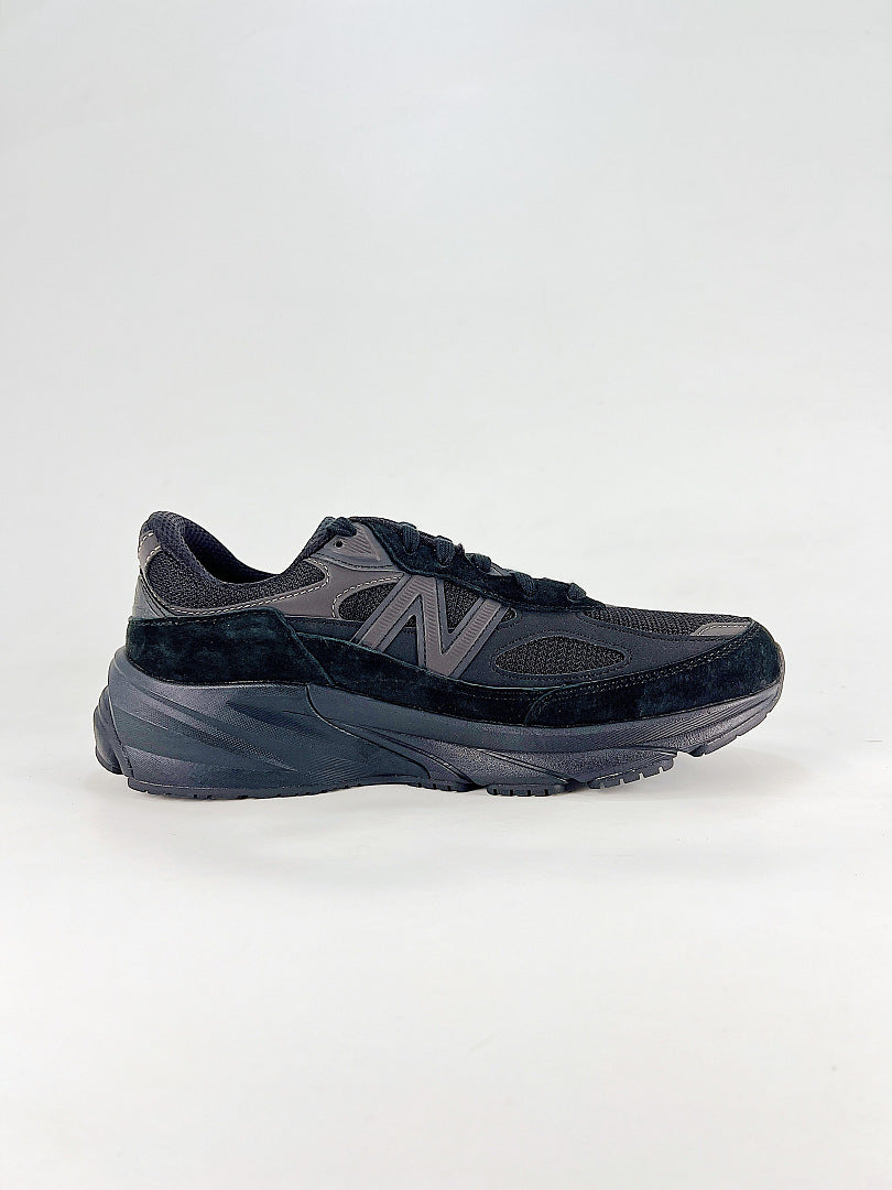 New Balance 990v6 U990BB6 Black Grey Retro Low Top Lifestyle Sneakers Women Men