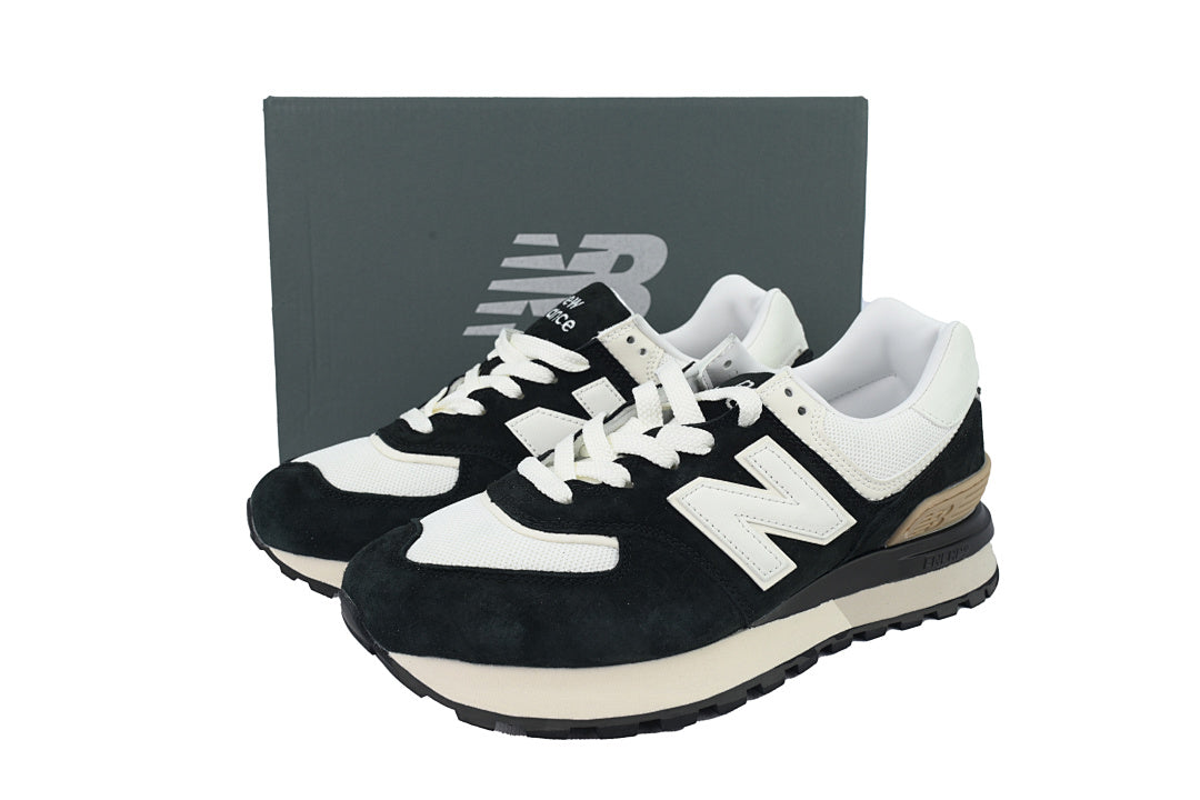 New Balance 574 Legacy U574LGRA Black Angora Retro Sneakers | Women's & Men's Casual Shoes