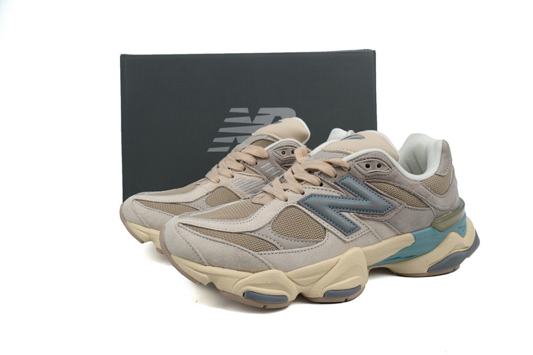 New Balance 9060 'Ivory' U9060WCG Women's & Men's Beige Blue Retro Chunky Sneakers