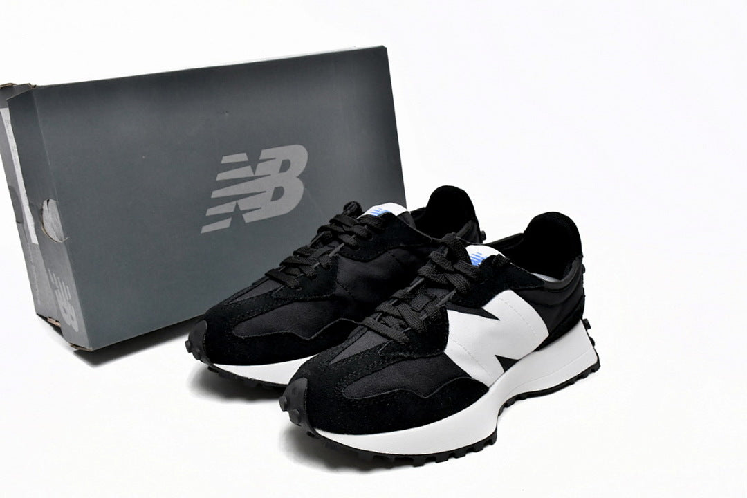 New Balance 327 MS327CPG Black White Retro Sneakers | Women's & Men's Casual Shoes