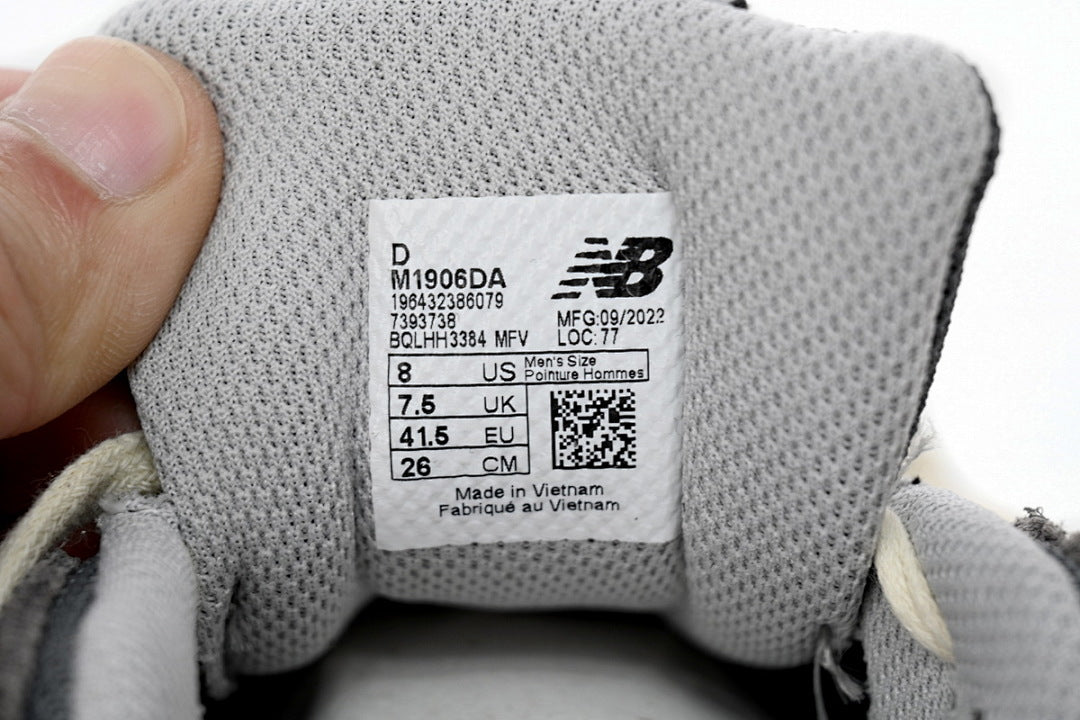 New Balance 1906R M1906DA Women's Men's Grey Cream Distressed Retro Sneakers
