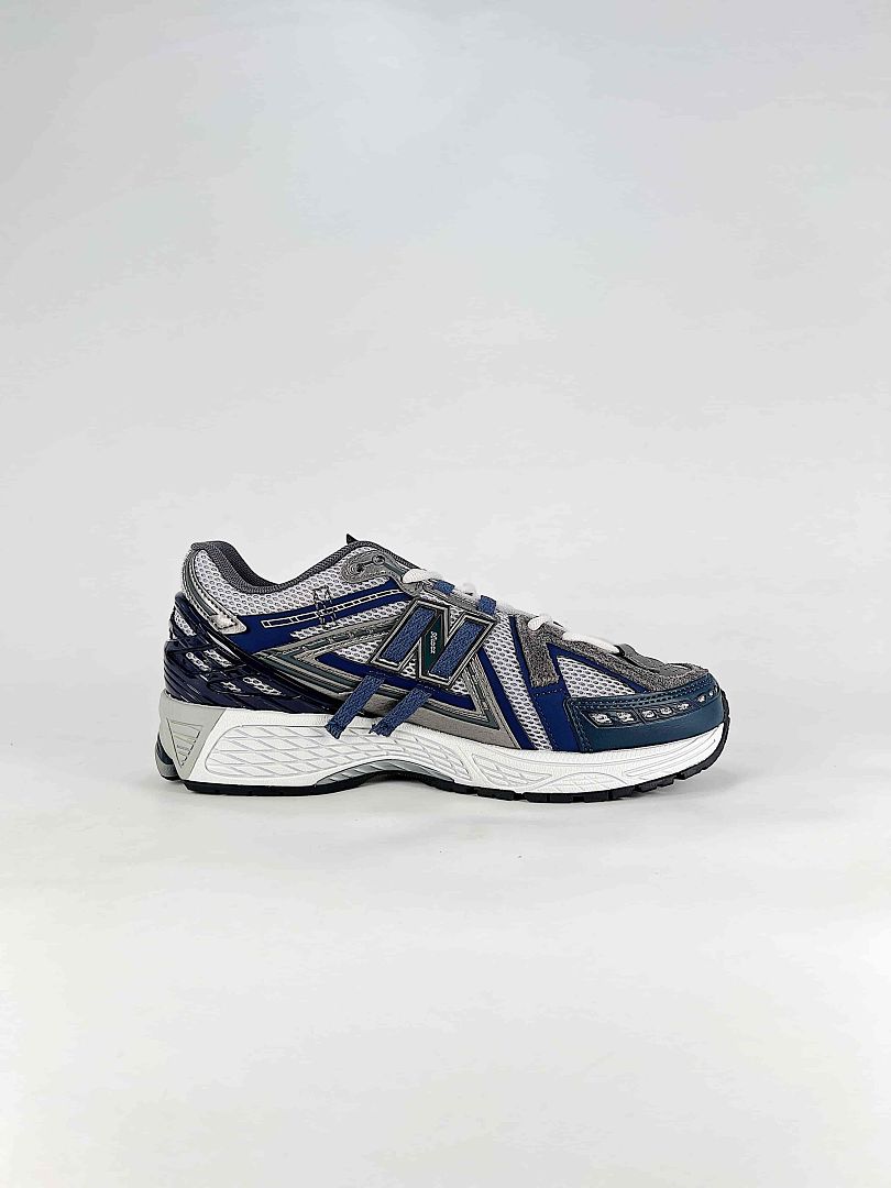 New Balance 1906A Navy Blue Silver White Womens Mens Deconstructed Retro Mesh Sneakers