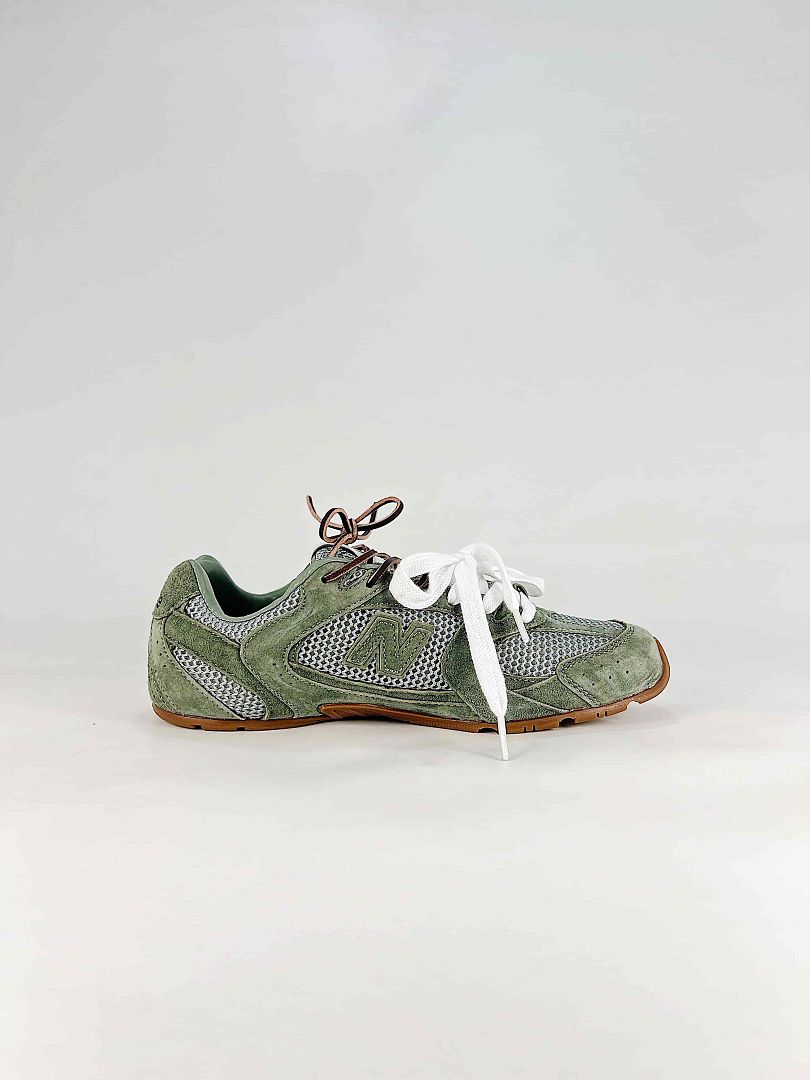 Miu Miu x New Balance 530 Sage Green Mesh Retro Low Top Sneakers Women Men